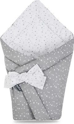 Immagine prodotto di Bellochi 2in1 Baby Impact Stroiping Baby Sluch - 100% cotone pannolino da soffitto - 75 x 75 cm - Per passeggino, culla o seggiolino - Tutto l'anno - Öko -Tex - Polaris