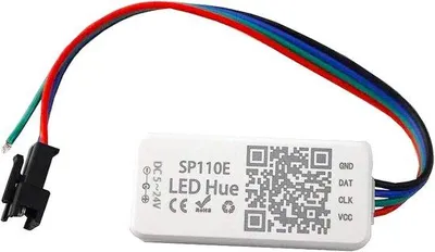 Obrázek produktu pro Ovládání LED řetězců RGB/RGBW (WS2812B, APA102) – 5–24 V, ovládání přes aplikaci
