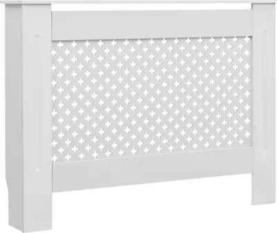 Produktbild von Heizkörperabdeckung Weiß 112×19×81,5 cm MDF