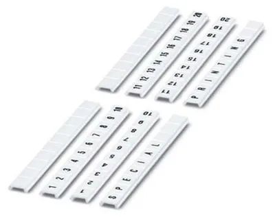Produktbild von Phoenix Contact 0808749:0011, Anschlussblockmarker, 10 Stück(e), Weiß, 6 mm, 0,388 g