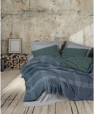 Produktbild von L'Essentiel Linge de Maison, Isola - Blue, Blau, King-Size-Bettbezug-Set (FR), 50 % BAUMWOLLE / 50 % POLYESTER, 240 x 220 cm