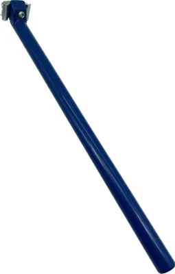 Obrázok produktu pre Zosilnená hliníková sedlovka pre bicykel, veľkosť XL, extra dlhá (50 cm), modrá, priemer 27,2-31,8 mm