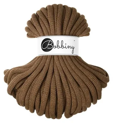 Immagine prodotto di Cordone intrecciato Bobbiny Jumbo 9 mm 30 m Nut Brown Šňůra