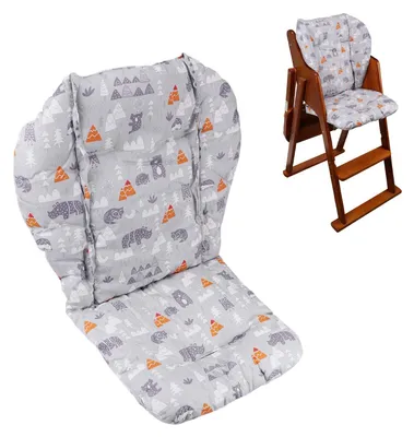 Obrázek produktu pro Polštář do vysoké dětské židle, šedý
