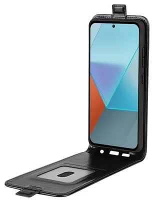 Obrázek produktu pro Pouzdro na mobilní telefon Xiaomi Redmi Note 13 Pro / Poco X6 Flip – černé ochranné pouzdro
