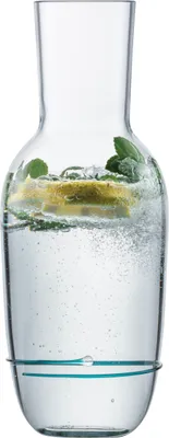 Produktbild von Zwiesel 2 Stück a 1 Stck. KARAFFE AURA V 750 G SMARAGDGRÜN 121685 + Geschenk  handmade