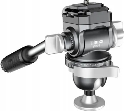 Produktbild von Panoramakopf für Video, 360°, ölgedämpft, 1/4" und 3/8" Gewinde, 5 kg, kompatibel mit Arca Swiss / Ulanzi EH09