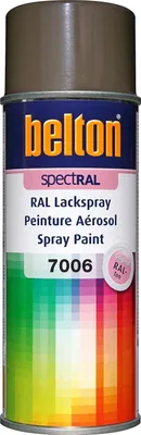 Produktbild von Belton spectRAL Sprühlack Spraydose RAL 7006 Beigegrau Hochglänzend 400 ml