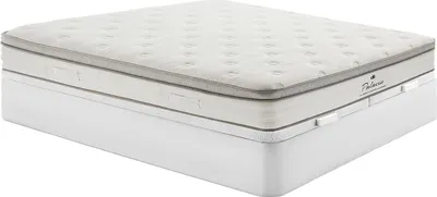 Produktbild von Set 180 x 200 cm Bett mit Box weiß + Matratze mit 7-Zonen-Taschenfedern mit TPE-Schicht 28 cm dick - ONEBIA de PALACIO
