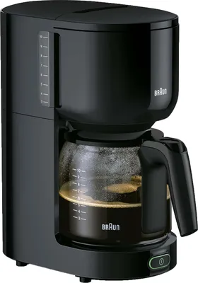 Obrázek produktu pro Braun KF 3120 BK, Kávovar na překapávanou kávu, Mletá káva, 1000 W, Černá