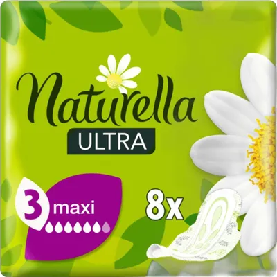 Obrázok produktu pre Naturella Ultra Maxi so rkou s kriedla, 8 kusov