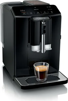 Produktbild von Bosch Serie 2 TIE20119, Espressomaschine, 1,4 l, Kaffeebohnen, Gemahlener Kaffee, 1300 W, Schwarz