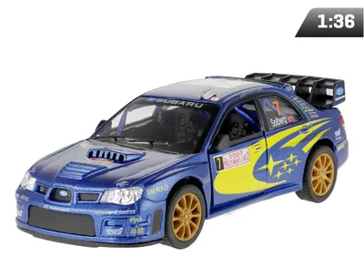 Image de Maquette à l'échelle 1:36, Subaru Impreza WRC 2007, bleue
