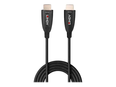 Obrázok produktu pre Lindy HDMI kábel - HDMI samec na HDMI samec - 50 m - optické vlákno - čierny - podporuje 8K 60 Hz (7680 x 4320)