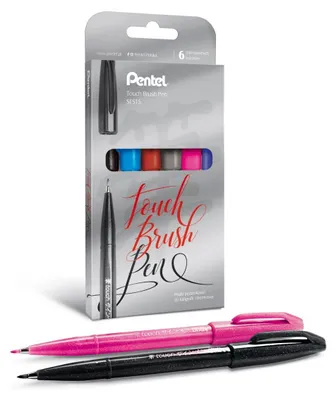 Immagine prodotto di Penna a pennello Pisak Pentel SES15C-ST6ACENPVPL