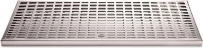Zdjęcie produktu dla Tacka ociekowa, Ociekacz nablatowy - Stal nierdzewna, 600 x 250 x 20 mm