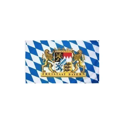 Produktbild von trends4cents Flagge BAYERN MIT LÖWENWAPPEN Bavaria Löwe , 90 x 150 cm