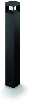 Zdjęcie produktu dla Philips myGarden Latarnia Parterre 7,5 W, Zewnętrzne oświetlenie postument/słup, Czarny, Metal, IP44, Patio, Ogród, II