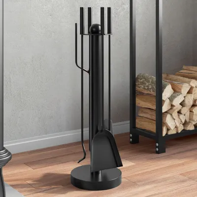 Obrázek produktu pro vidaXL 5dílná sada krbového nářadí 18x56 cm ocelová