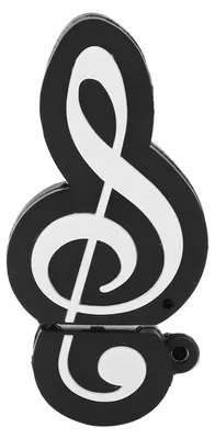 Obrázok produktu pre USB kľúč Black Note s motívom, roztomilý kľúč na prenos hudby a filmov, darček – 64 GB