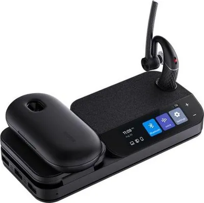 Produktbild von Yealink BH71-WORKSTATION-PRO Headset und Headset Kabelloses In-Ear-Headset de Büro/Zentrum de Bluetooth Calling Base de Ladegerät Schwarz