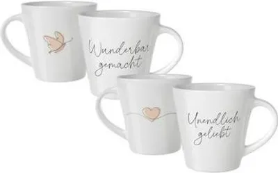 Produktbild von Tassenset - geliebt & wunderbar