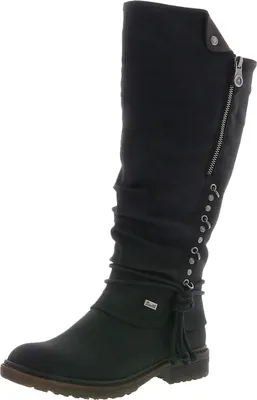 Produktbild von Rieker Damen Stiefel Langschaftstiefel 94759-00, Größe:38 EU, Farbe:Schwarz