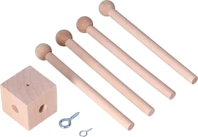 Produktbild von Windspiel aus Holz, sicher, ungiftig, umweltfreundlich, Aufmerksamkeitskultivierung, Babybett-Mobile