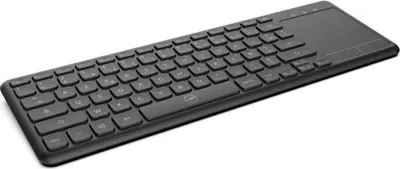 Image de Clavier sans fil MOBILITY, Azerty, USB 2.4 GHz, Compatible Smart TV, Noir