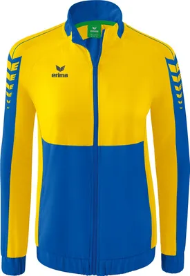 Produktbild von Erima Six Wings Präsentationsjacke New Royal/Gelb - 40