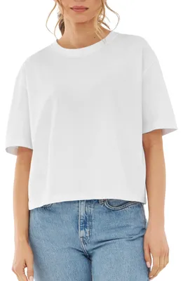 Imagen del producto de Top corto "Zoey" de algodón para mujer, camiseta corta