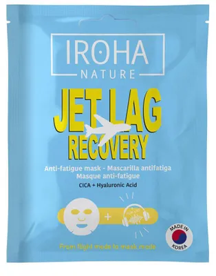 Imagen del producto de Iroha Moments Mascarilla para combatir el jet lag (con ingredientes CICA y ácido hialurónico). Código: 659311