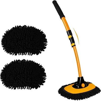 Image de Brosse de nettoyage télescopique 109 cm en aluminium souple