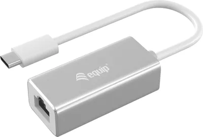 Image de Equip Adapter USB-C->RJ45 St/Bu 0.15m Alu.
