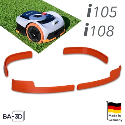 Produktbild von Passgenauer Kantenschutz für Segway Navimow i105e & i108e Bumper tuning orange