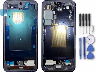 Produktbild von Rahmen Frame für Samsung Galaxy S24 GH82-33418A Onyx Black Ersatzteil