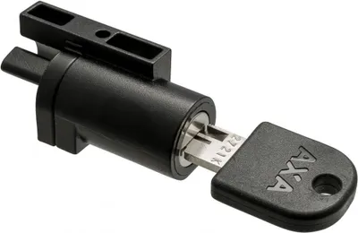 Produktbild von AXA Akkuschloss kompatibel mit Shimano Intube E8035-36 schwarz, solo version
