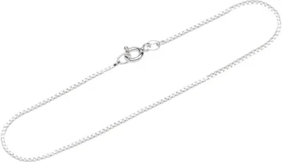 Produktbild von Armband 925 Sterling Silber 19cm Venezianerkette diamantiert Damen Armkette fein