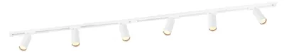 Produktbild von Ledvion Schienensystem lampen 2m 1-Phasen Weiss 6-flammig ohne GU10 Lampe