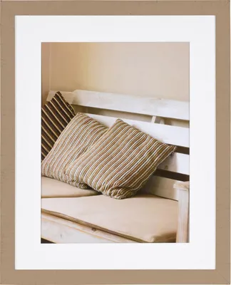 Image de Henzo cadre photo en bois Driftwood beige 40x50 passe-partout 30x40