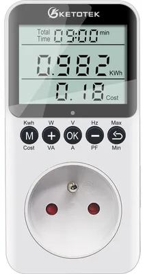 Productafbeelding van Stroommeter 3680 W, energiekostenmeter met maximale overbelastingsbeveiliging