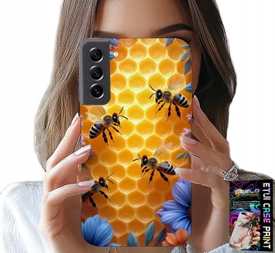 Produktbild von Gehäuse Für Samsung Galaxy S21 - Bienenstock Wabe Zurück Fall