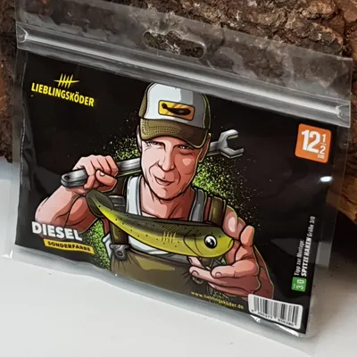 Produktbild von Lieblingsköder Sonderfarben 12,5cm Bandit Bobby Diesel Magic: Diesel Farbe: Diesel