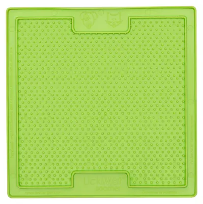 Zdjęcie produktu dla LickiMat Smoczek Classic - mata do lizania dla psów, kolor: zielony, rozmiar: mały - 20 x 20 cm