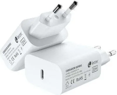 Image de Chargeur mural Leotec LECSPH20W1W/ 1xUSB Type-C/ 20W
