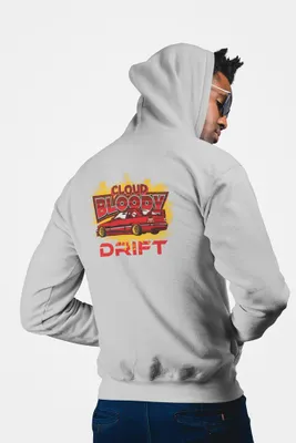 Produktbild von D&B Uni Hoodie ZIPST00215 Drift HellGrau-Größe 3XL