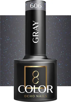 Zdjęcie produktu dla OCHO NAILS Lakier hybrydowy gray 606 -5 g