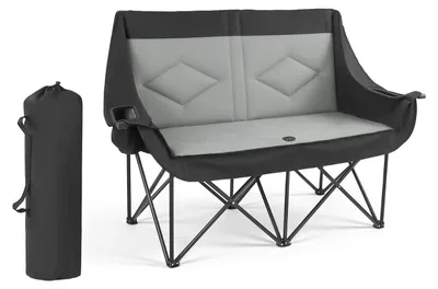 Produktbild von Campingstuhl für 2 Personen mit hoher Tragfähigkeit