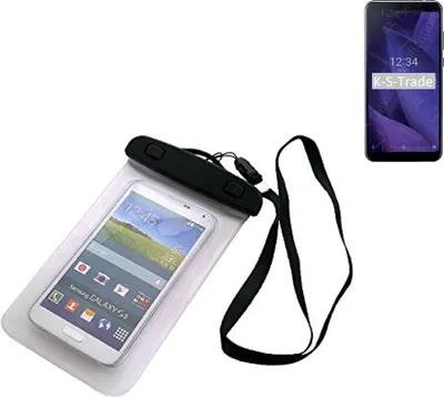 Produktbild von K-S-Trade Schutz Hülle Handy Hülle Kompatibel mit Sharp Aquos V Beach Bag wasserdicht 16cm x 10cm Schutzhülle Staub Sand Flachwasser Beachbag Case