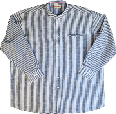 Produktbild von KAMRO Übergrössen Herrenhemd Leinenanteil 14XL